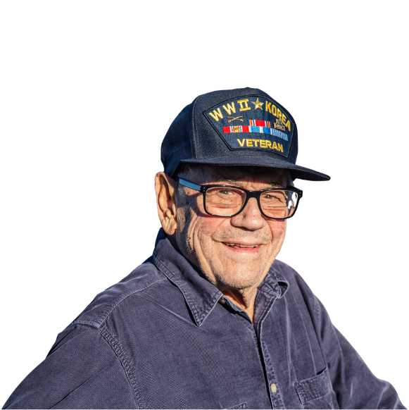 photo of a veteran learning about Veteran care programs and services
